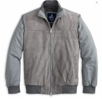 Johnnie-O Mens Top Shelf Jacket In Graphite