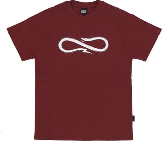 PROPAGANDA T-Shirts, male, Red, Size: XL Logo Tee Short Sleeve Cotton Shirt
