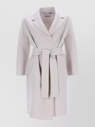 Max Mara wool belted fitted jacket