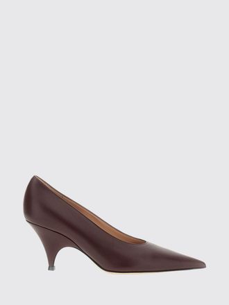 Gianvito Rossi D&eacute;collet&eacute; Sofia in pelle di vitello con tacco medio scultoreo