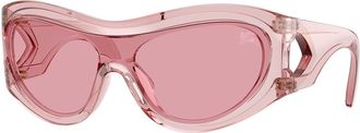 Burberry BE4465 4154/5 Mens Sunglasses Pink Size 138