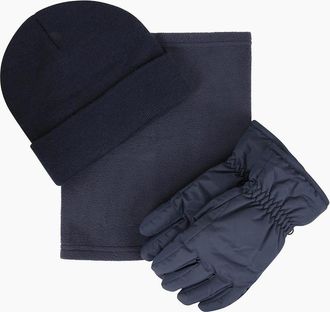 Mountain Warehouse Womens Mountain Warehouse Womens/Ladies Snow Accessories Set - Navy - Size: M