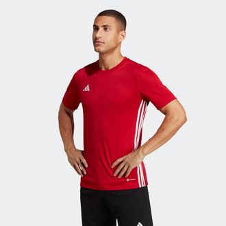 adidas Fussballtrikot ADIDAS PERFORMANCE TABELA 23 TRIKOT, Herren, Gr. XXL, rot (team power rot 2, wei&szlig;), Obermaterial: 100% Polyester, clean, Rundhals, Trik
