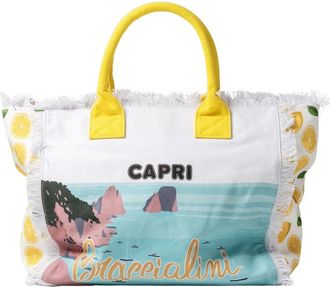 Braccialini Thalassa Tote Bag - Dames - Tassen - Veelkleurig - Maat: ONE Size Katoen