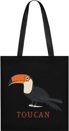 Generic Cute Toucan Womens Tote Casual Shopping Bag Lightweight Shoulder Bags Hobos Handbag for Work Travel Daily 35x40cm