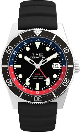 Timex Deepwater Reef 200 GMT - Heren - Horloges - Zwart - ONE Size - Accessoires