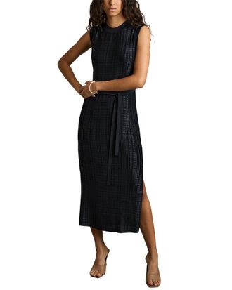 Reiss Jules Pleated Column Dress