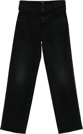 Mother Jeans dritti - Nero