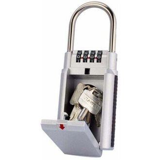 OEM Caja De Seguridad Para Llaves, Caja De Llaves Con Combinaci&oacute;n, Caja Fuerte De Almacenamiento Con Combinaci&oacute;n, Almacenamiento Seguro - Plata