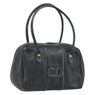 Dior Pre-owned Handbags, female, Black, Size: ONE SIZE Pre-owned Vintage Hand Bag