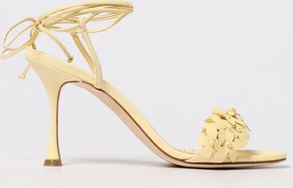 Manolo Blahnik Sandalo Anista Manolo Blahnik in nappa con fiori