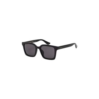 Gucci Aziatische Pasvorm Vierkante Zonnebril - Heren - Accessoires - Zwart - Maat: 54 MM