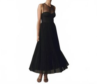 Hutch Womens Donya Pleated Gown In Black