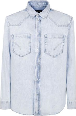 Dondup Camicia in cotone - Blu