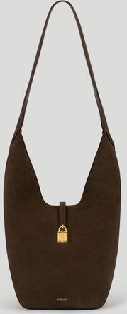 DeMellier The Siena Crossbody in Mocha Suede Leather Crossbody bag