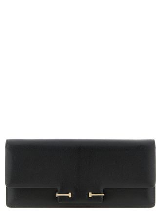 Tom Ford Supple Grain Shoulder Bags Black