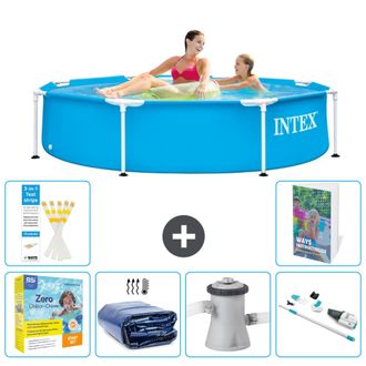 Intex Piscina Con Estructura Redonda - 244x51 Cm - 7-piezas S39
