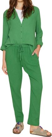 Xirena Jordyn Cotton Pant In Green