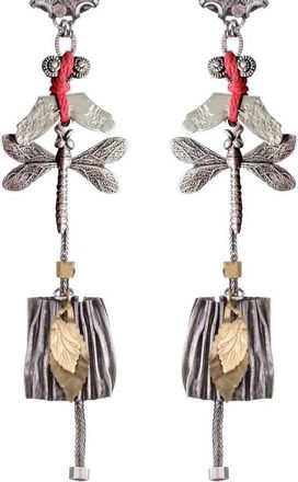Ayala Bar Womens Arvaia Earrings In Metal Bloom