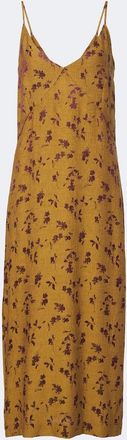 Dries Van Noten Floral jacquard satin slip dress