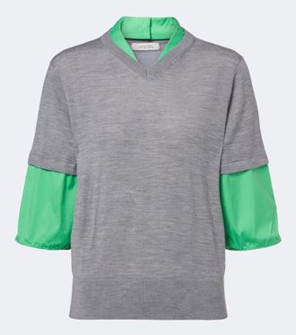 Dorothee Schumacher Layered virgin wool top