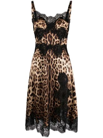 Dolce & Gabbana midi-jurk met print
