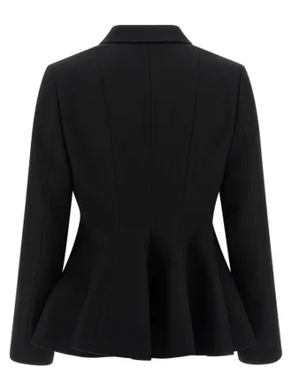 Fendi Virgin Wool Blazer - Black