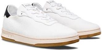 Clae Malone Knit Low Top Sneaker in White/Black at Nordstrom Rack, Size 10.5