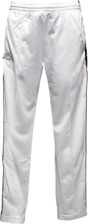 Kappa Tricot Garzato Trainingsbroeken - Heren - Sweatpants - Wit - M - Broeken