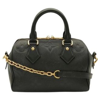 Louis Vuitton Pre-owned Canvas Shoulder Bag - Dames - Pre-owned - Zwart - Maat: ONE Size Leer