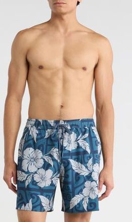 Quiksilver Mix Pack Volley Swim Trunks in Sargasso Sea at Nordstrom Rack, Size Xx-Large
