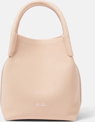 Loro Piana Bale Small leather tote bag