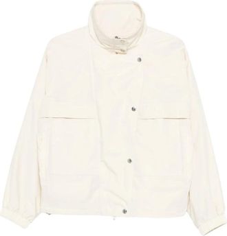 Yves Salomon Bomberjack - Dames - Bomber jackets - Beige - S - Leer - Jassen