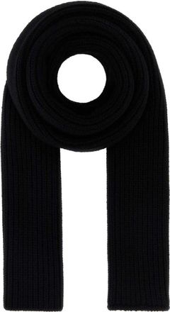 Saint Laurent Echarpe Maille - unisex - Accessoires - Zwart - Maat: ONE Size Wol