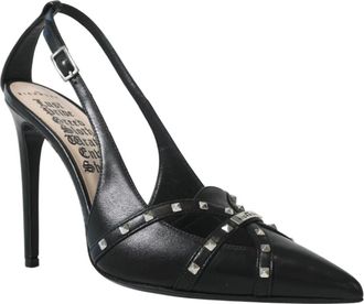 John Richmond D&eacute;collet&eacute; Slingback - Dames - Pumps - Zwart - 41 EU - Schoenen