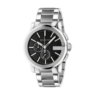 Gucci Accessoires, Heren, Grijs, ONE Size, G-Chrono Horloge