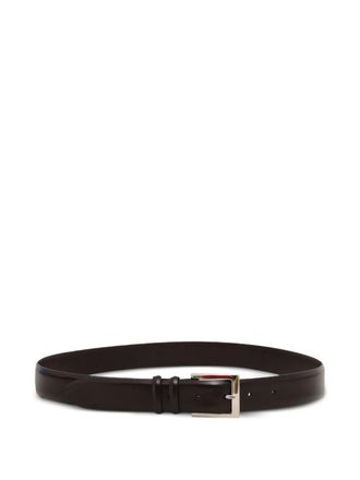 Orciani leather buckle belt - Brown