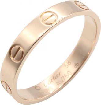 Cartier Pink Gold Pink Gold (18K) Band Ring (Pre-Owned)