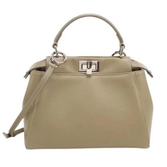 Fendi Pre-owned Handbags, female, Beige, Size: ONE SIZE Pre-owned Vintage Handbag