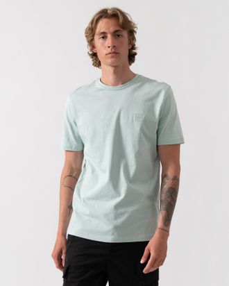 Boss Orange by Hugo Boss Mens Tales T-shirt in Light Blue Cotton - Size X-Large