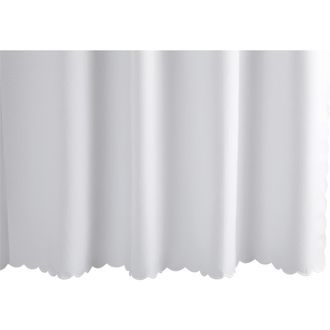 Matouk Diamond Piqué Shower Curtain in White at Nordstrom