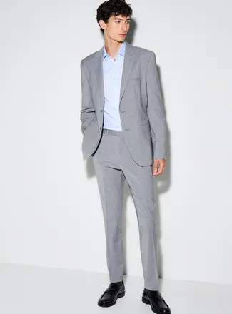 HUGO BOSS Mens Chambray stretch pant Extra slim fit