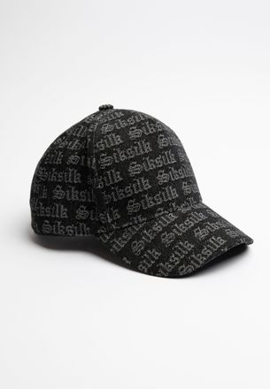 Siksilk Gorra Trucker de Denim Jacquard - Negro One Size
