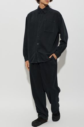 American Vintage Denim Shirt, Mens, Black