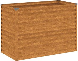 vidaXL Jardinera acero corten 100x50x69 cm Vidaxl