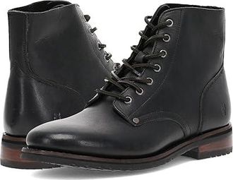 Frye Barrett Lace Up Mens Boots Black : 11.5 D - Medium, Leather