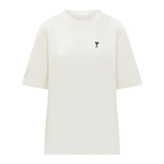 Ami T-Shirts, female, White, Size: XS Boxy Fit SS ADC T-Shirt