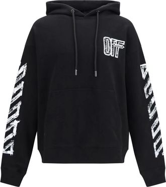 Off-white Felpa con cappuccio Motion Arrow Skate - - Sweatshirts & Hoodies - Uomo - Nero - L