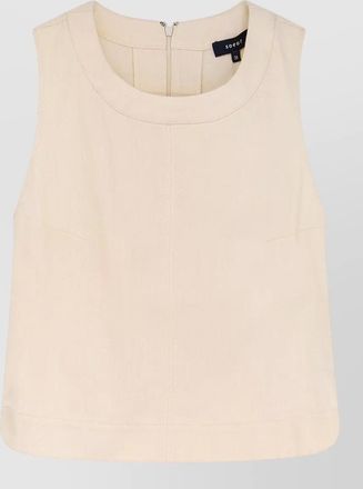 SOEUR pampa cotton sleeveless top round neck