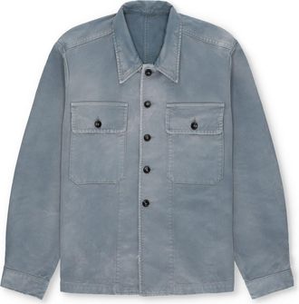 Fortela Helvetica Solarized Cotton Overshirt in S01 at Nordstrom, Size 52 Eu